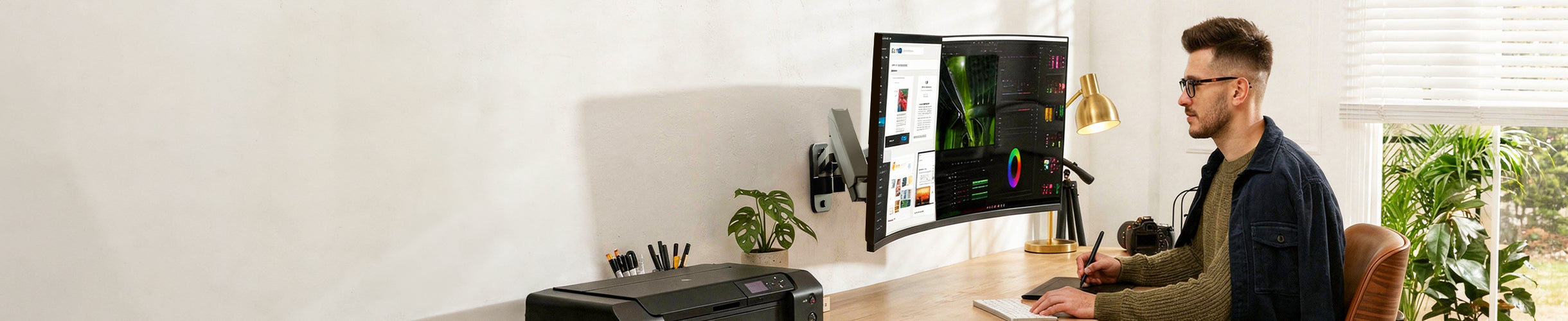 Computer Monitor Wall Arm
