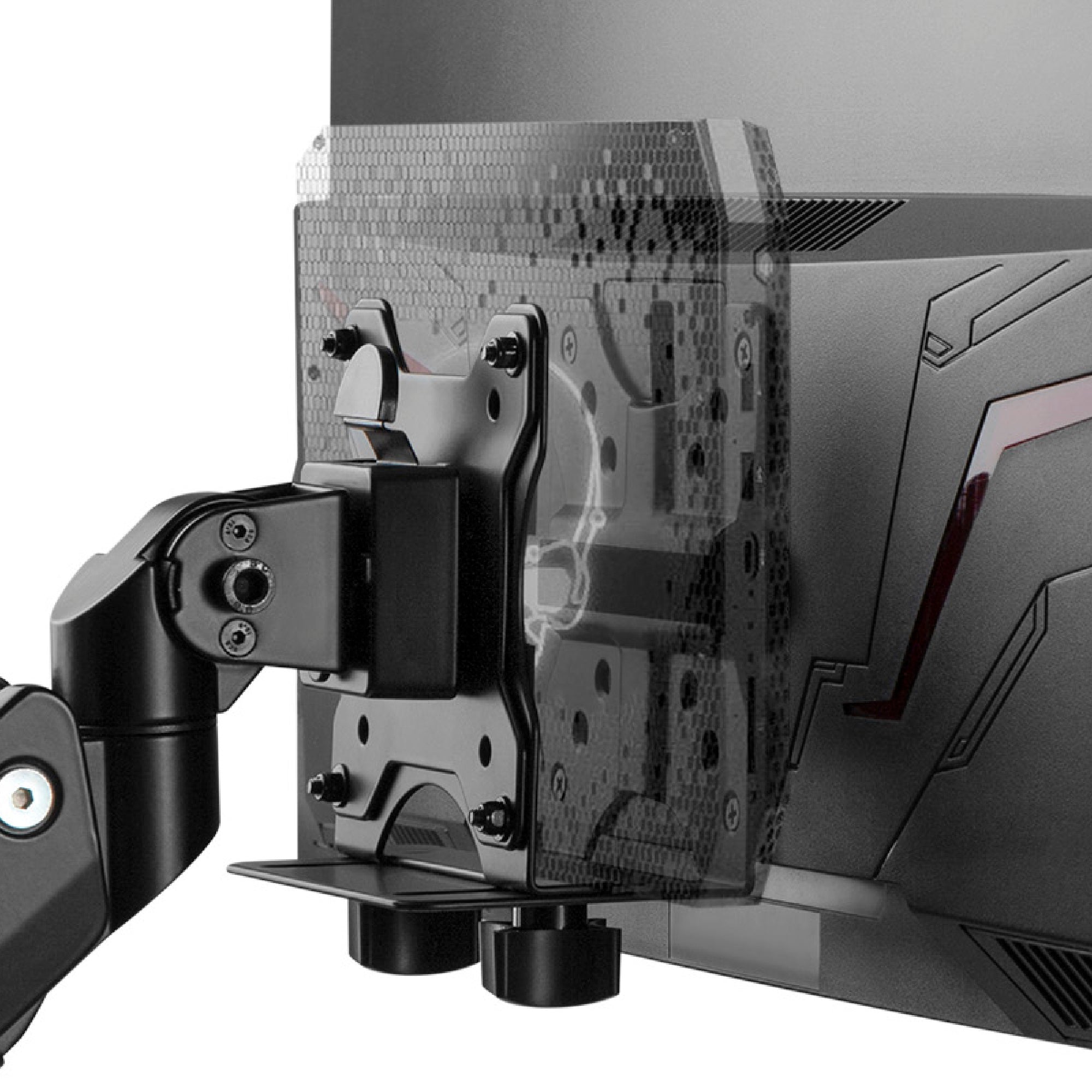 AVLT Thin Client VESA Mount for Intel NUC Mini PC - Black