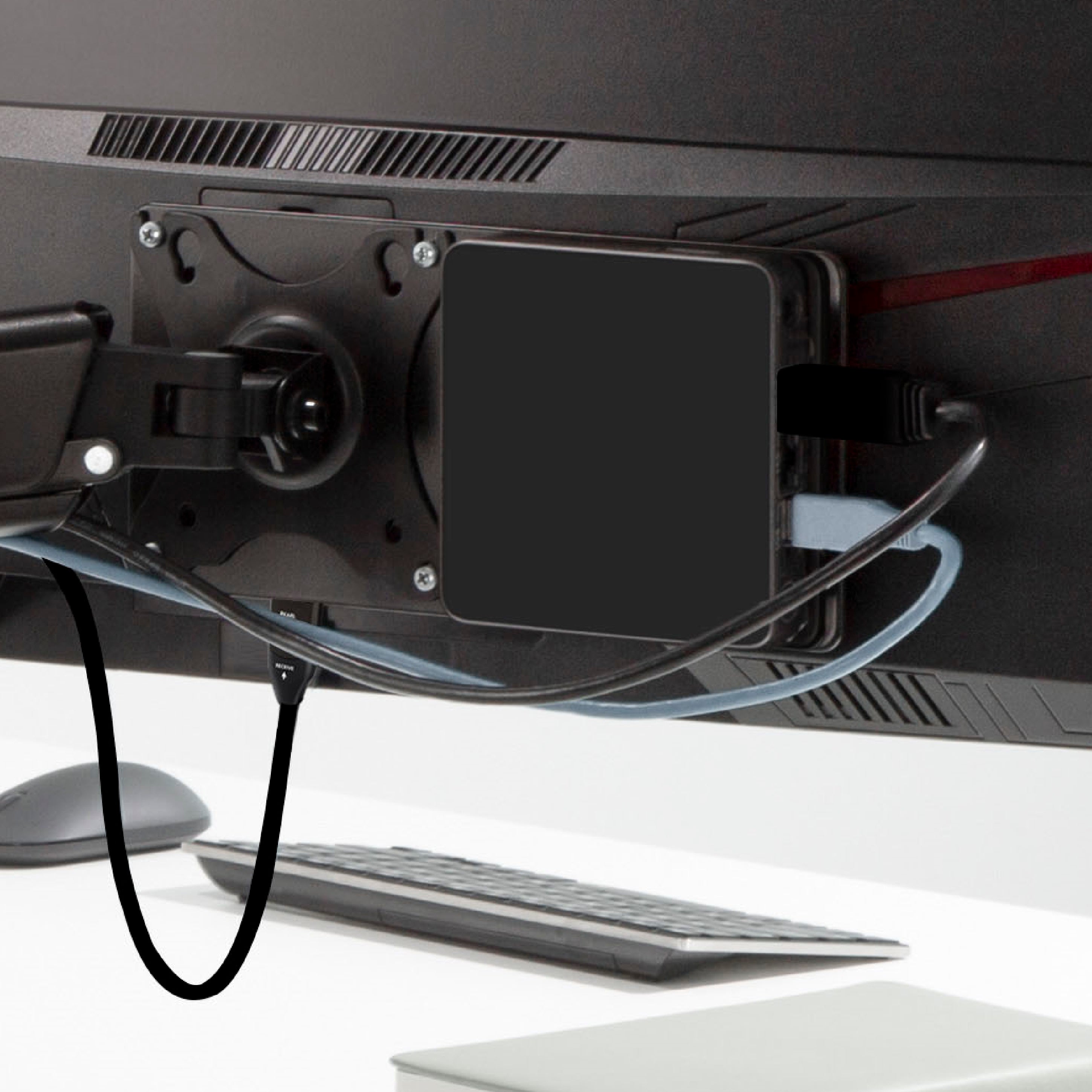 AVLT VESA Extension Plate Adapter for Intel NUC Mini PC - Black
