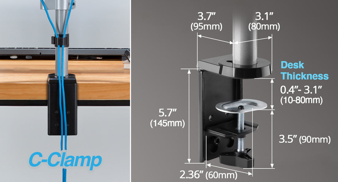 Heavy Duty C-Clamp Mount 
