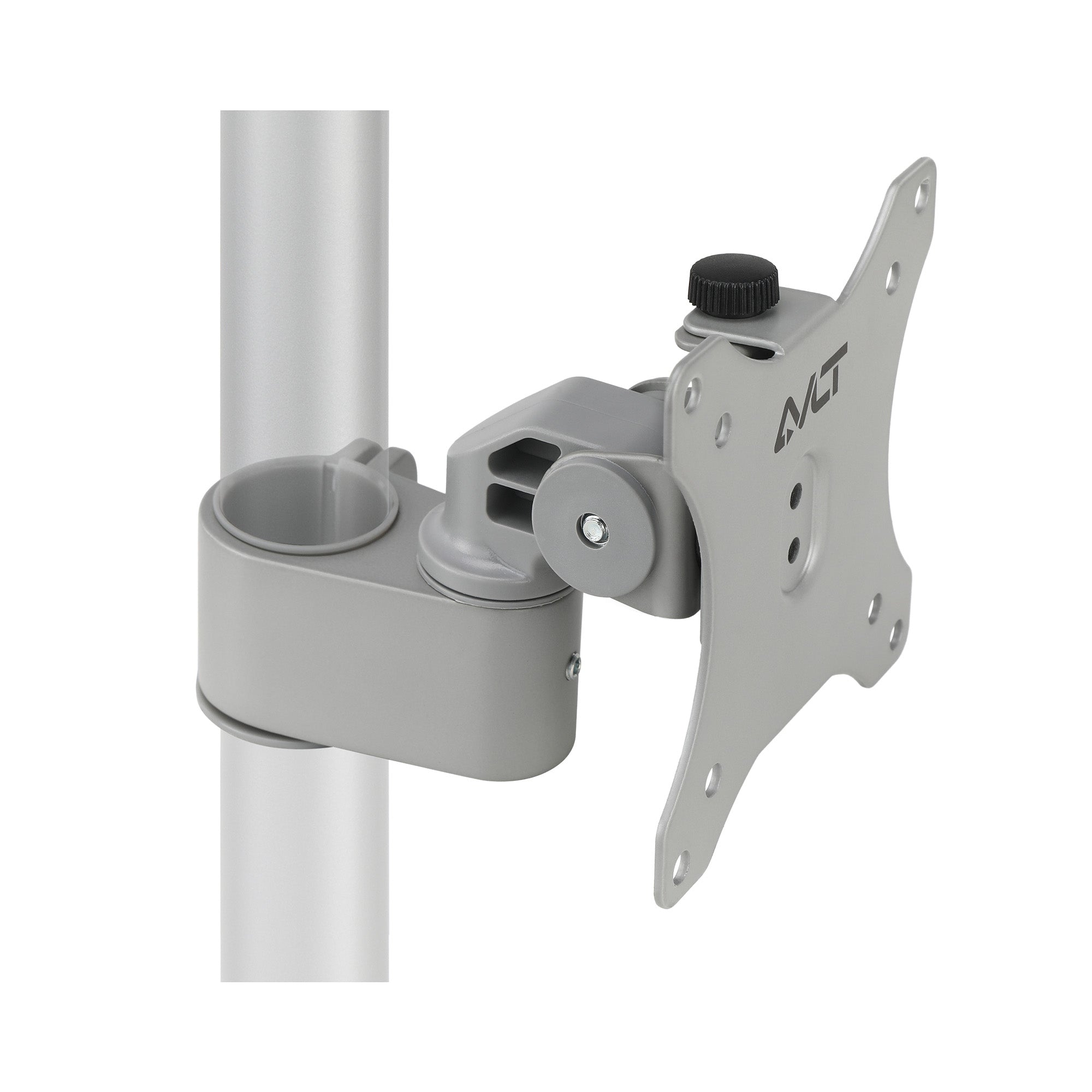 AVLT Single 40 Inch Monitor Head Add-On Kit For Pole Top Mount - Gray