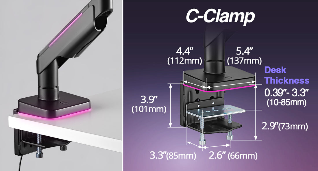 Heavy-Duty C-Clamp Mount 