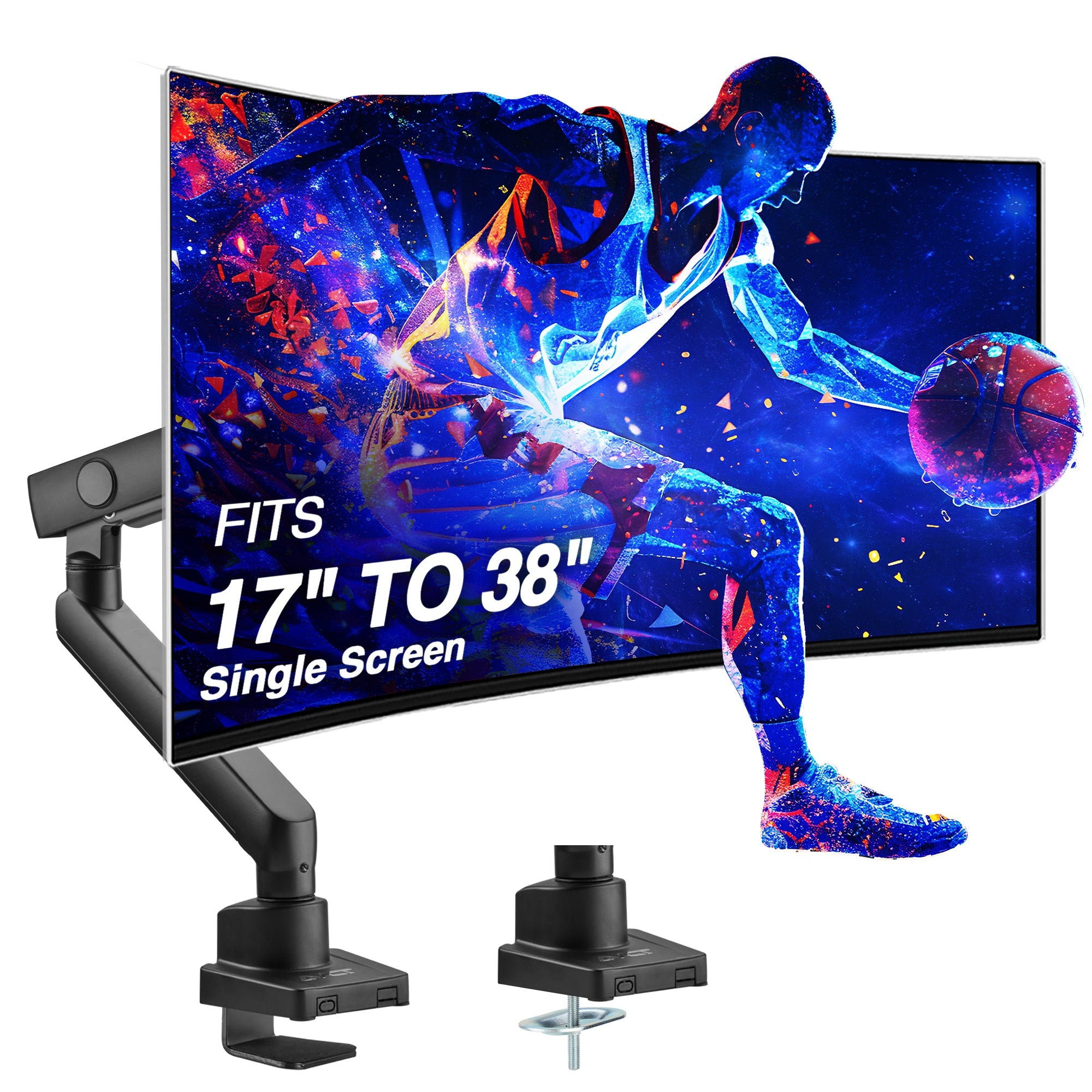 AVLT Single 26 lbs Monitor Desk Top Mount