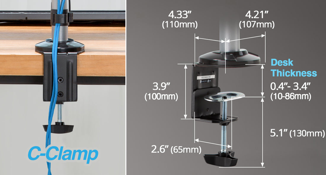 Heavy Duty C-Clamp Mount 