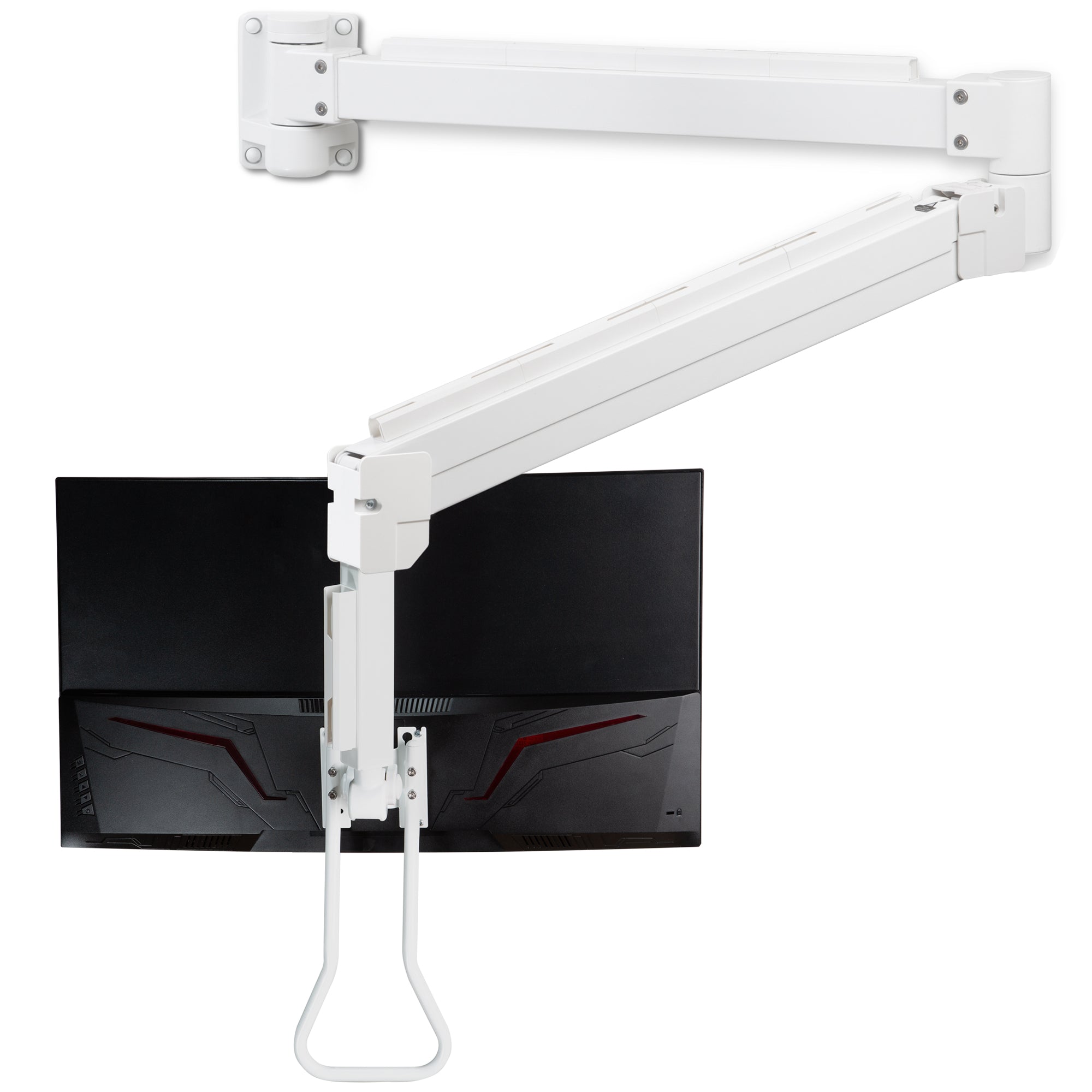 AVLT Medical Grade Monitor Wall Mount - Single - White