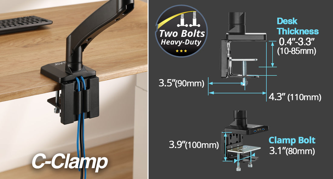 Heavy-Duty C-Clamp Mount 