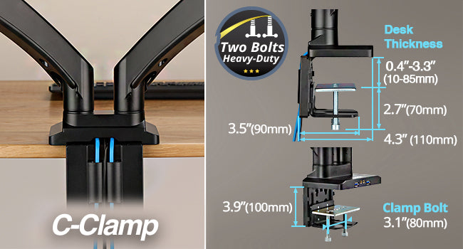 Heavy-Duty C-Clamp Mount 