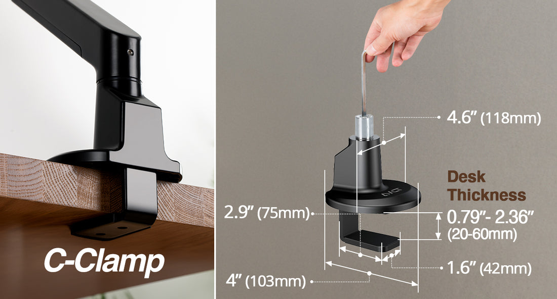 Top Mount C-Clamp 