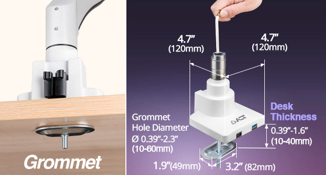 Heavy-Duty Top Mount Grommet 
