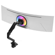 AVLT Single 57-inch Heavy Duty Monitor Arm Top Mount - Black
