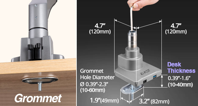 Heavy-Duty Top Mount Grommet 