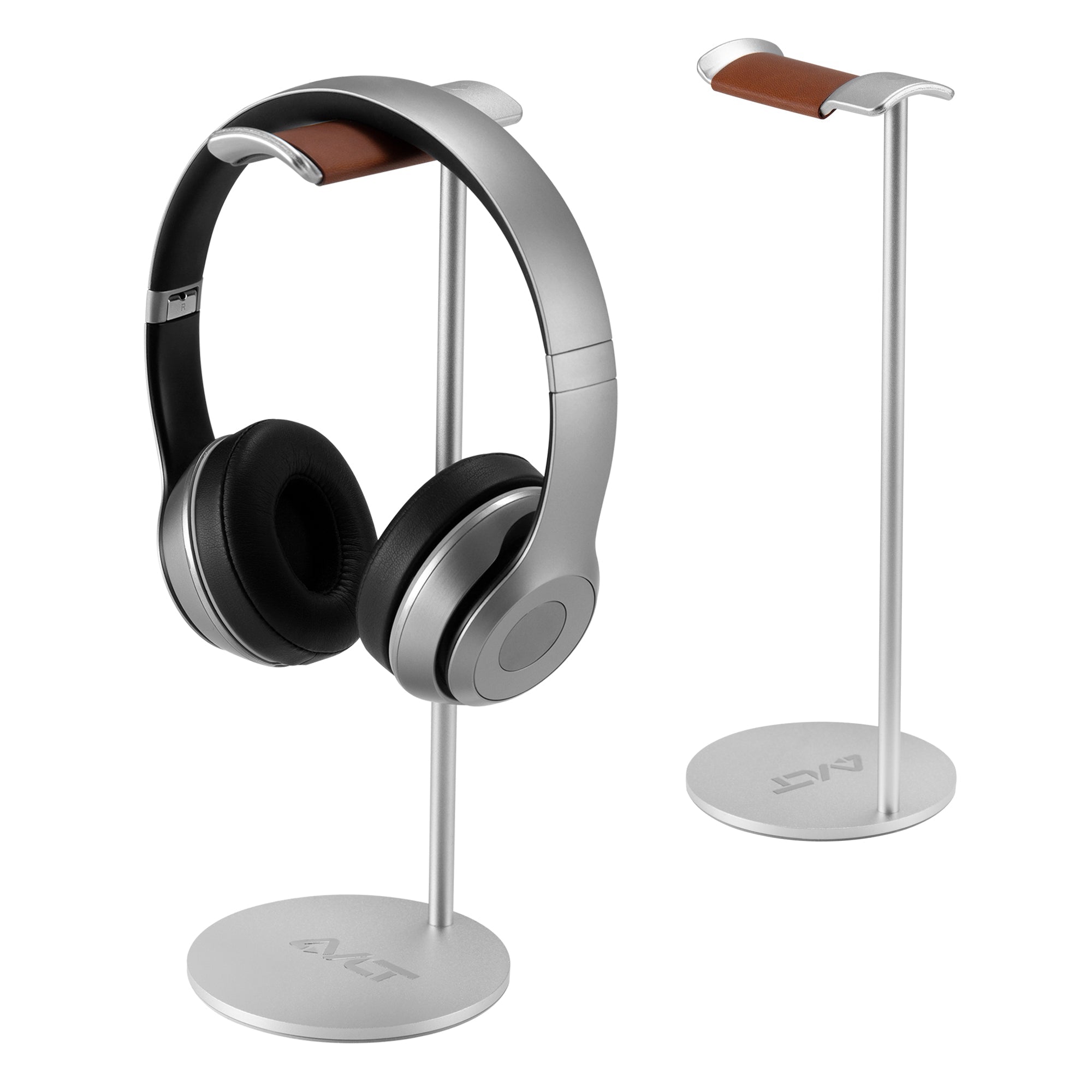 AVLT Slim Aluminum Desktop Headphone Stand - Brown