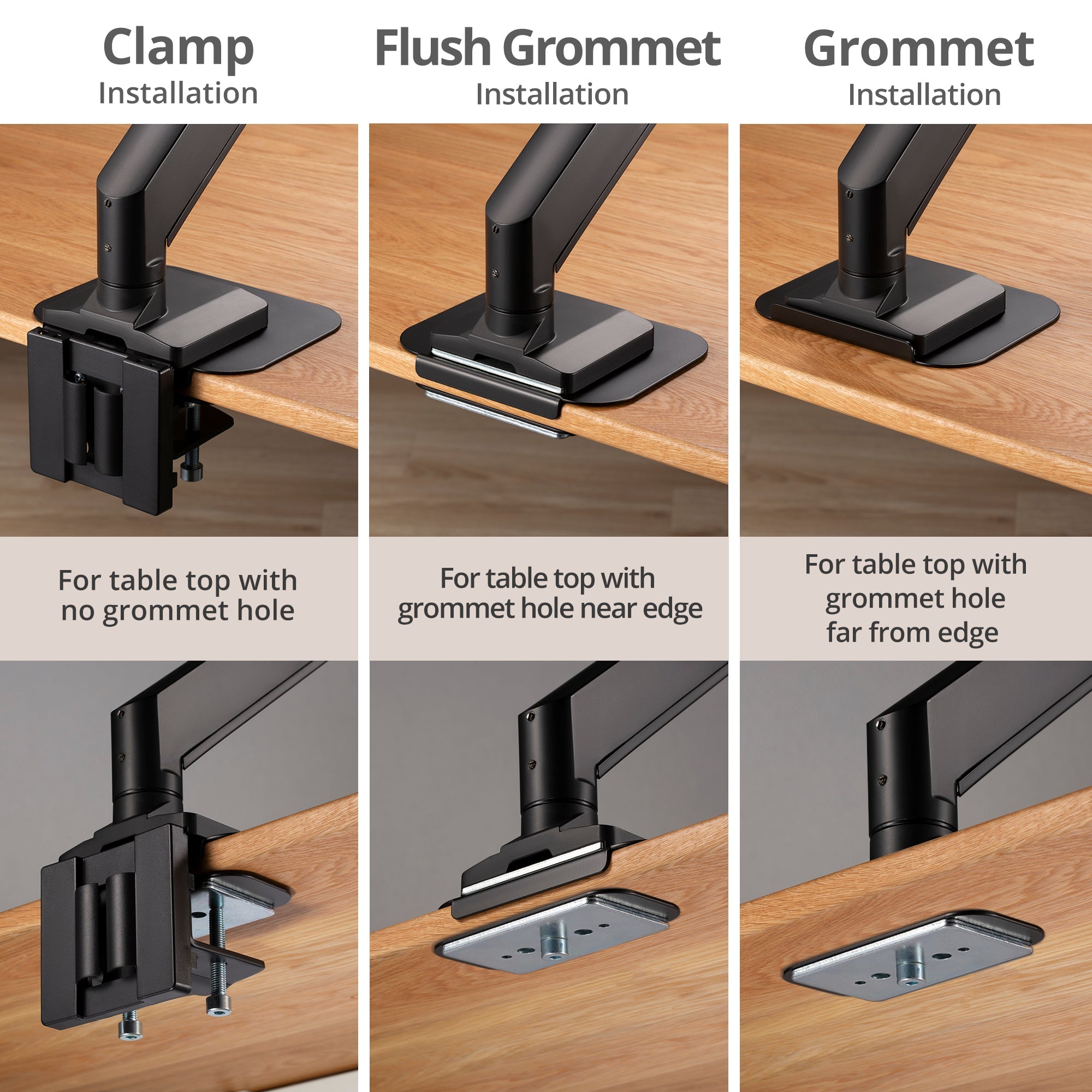 AVLT Adjustable Reinforcement Plate Bracket Mount - Black