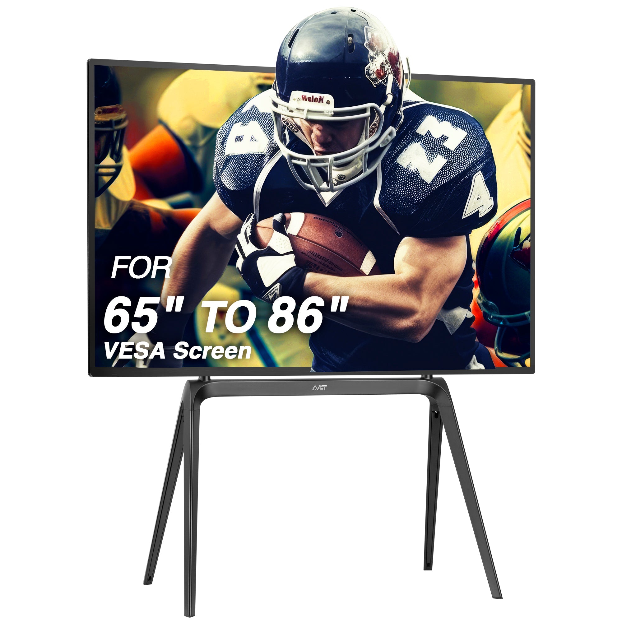 AVLT Studio Steel Quad TV Floor Stand - Black