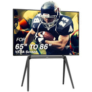 AVLT Studio Steel Quad TV Floor Stand - Black