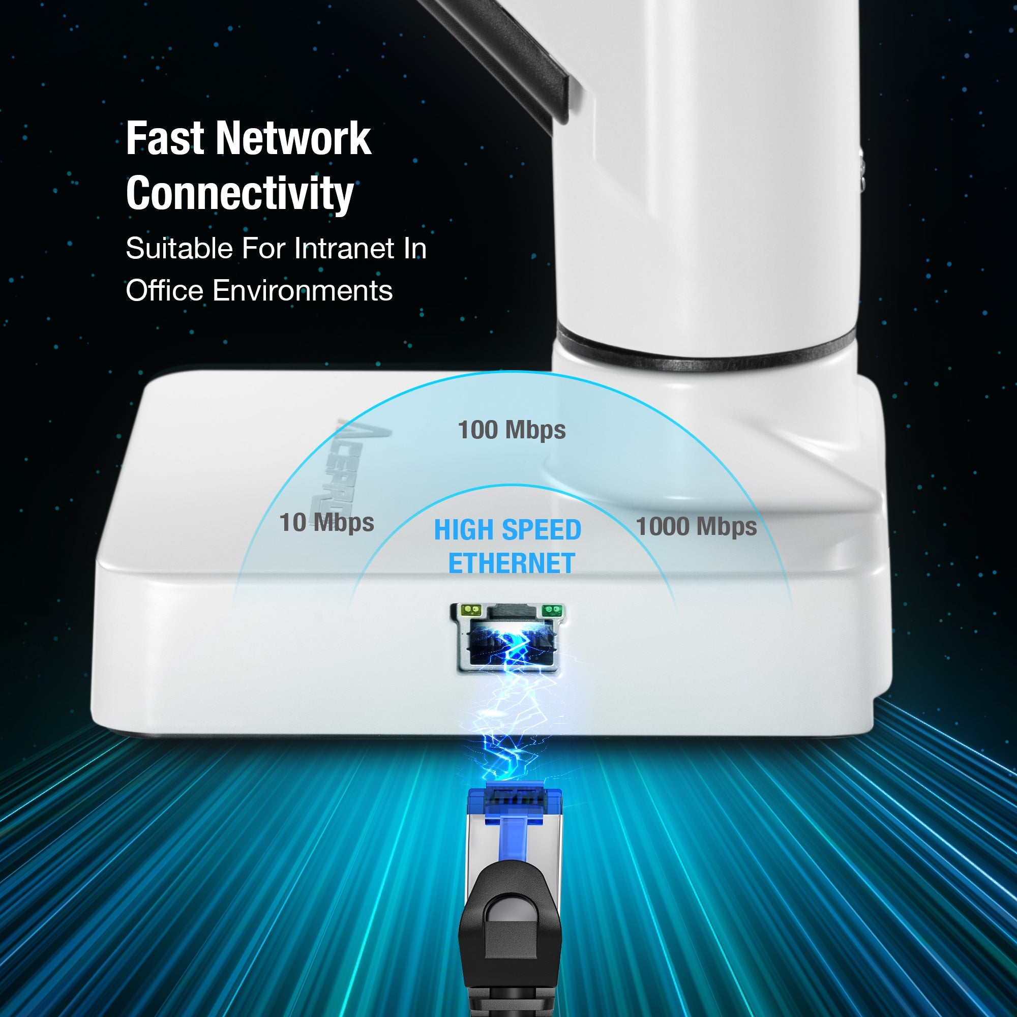 AceProAV 5 in 1 Multiport USB-C Single Mount Dock - White